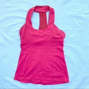 Lululemon Pink Halter Racer Top